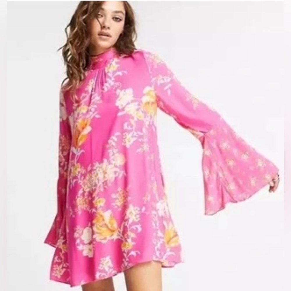 Free People - Tate Tunic in Lollipop Combo - Size Small - Picture 8 of 11